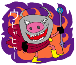 bu-ta-man sticker #12000245