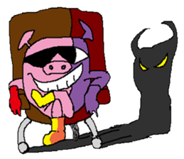 bu-ta-man sticker #12000249