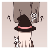 Witch, priest and neighbors in dungeon! sticker #12000672