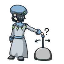 Witch, priest and neighbors in dungeon! sticker #12000673