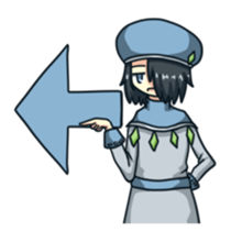 Witch, priest and neighbors in dungeon! sticker #12000675