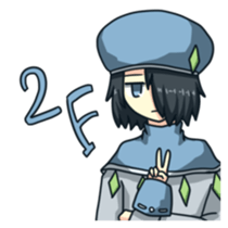 Witch, priest and neighbors in dungeon! sticker #12000683