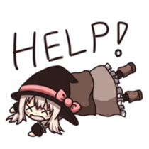 Witch, priest and neighbors in dungeon! sticker #12000687