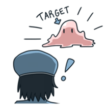 Witch, priest and neighbors in dungeon! sticker #12000689