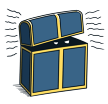 Witch, priest and neighbors in dungeon! sticker #12000704