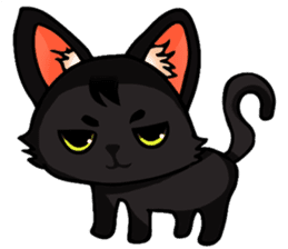 Kurofu cat sticker #12000953