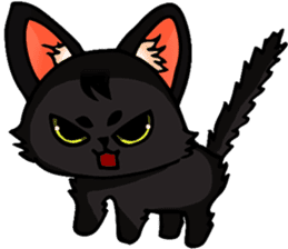 Kurofu cat sticker #12000954