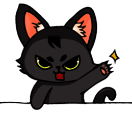 Kurofu cat sticker #12000957