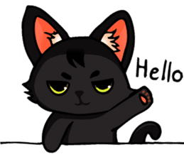 Kurofu cat sticker #12000958