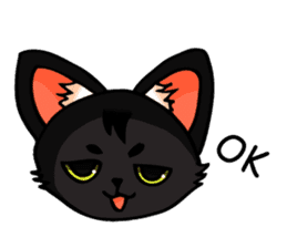 Kurofu cat sticker #12000961