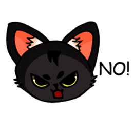 Kurofu cat sticker #12000962