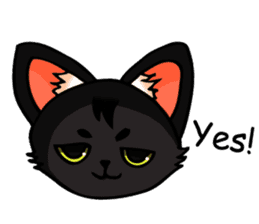 Kurofu cat sticker #12000963