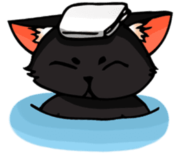 Kurofu cat sticker #12000970