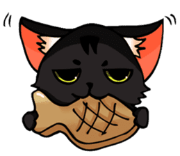 Kurofu cat sticker #12000978