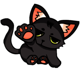 Kurofu cat sticker #12000987