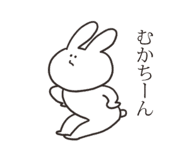 Sarcastic rabbit 2 sticker #12001674
