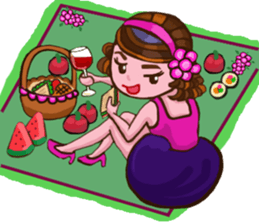 Lady Sha Sha sticker #12002371