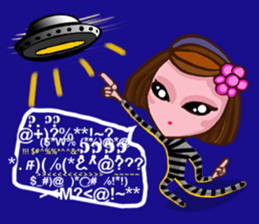 Lady Sha Sha sticker #12002389