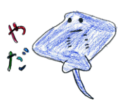 Sea creatures sticker sticker #12002554