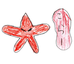 Sea creatures sticker sticker #12002555