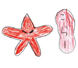 Sea creatures sticker sticker #12002555