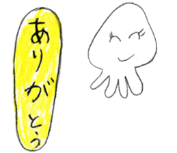 Sea creatures sticker sticker #12002558