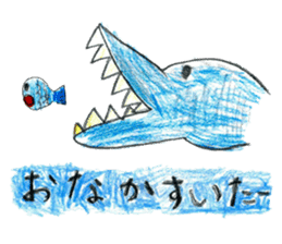 Sea creatures sticker sticker #12002562