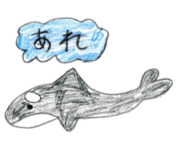 Sea creatures sticker sticker #12002567