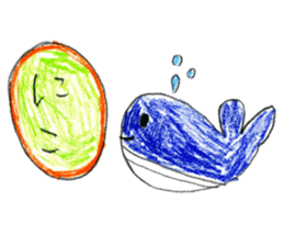 Sea creatures sticker sticker #12002574