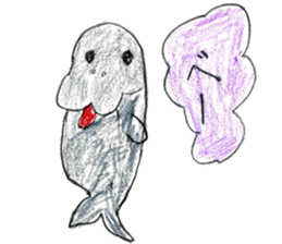 Sea creatures sticker sticker #12002578