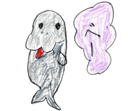 Sea creatures sticker sticker #12002578