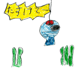 Sea creatures sticker sticker #12002583