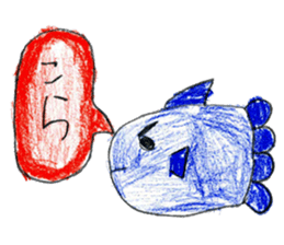 Sea creatures sticker sticker #12002586