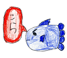 Sea creatures sticker sticker #12002586