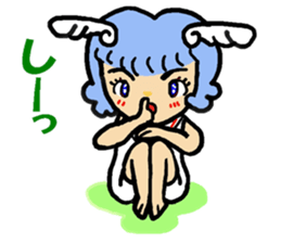 A baby angel return sticker #12002681