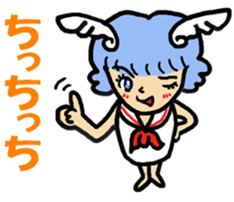 A baby angel return sticker #12002686