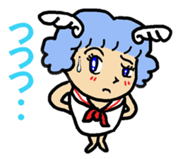 A baby angel return sticker #12002687