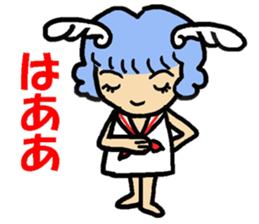 A baby angel return sticker #12002695