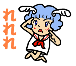 A baby angel return sticker #12002708