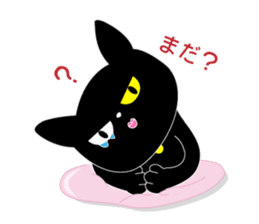 Black cat KIKI 1 sticker #12002728