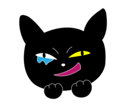 Black cat KIKI 1 sticker #12002736