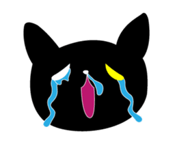 Black cat KIKI 1 sticker #12002737