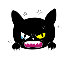 Black cat KIKI 1 sticker #12002738