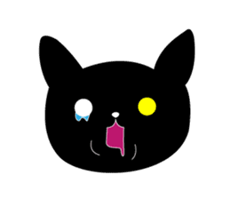Black cat KIKI 1 sticker #12002740