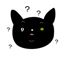 Black cat KIKI 1 sticker #12002742