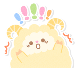 Casual honorific handwritten animals sticker #12002819