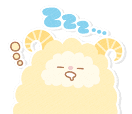 Casual honorific handwritten animals sticker #12002829