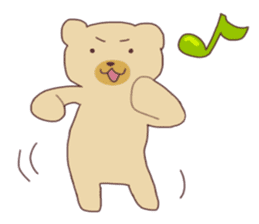 Pat the Bear Cub sticker #12002962