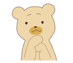 Pat the Bear Cub sticker #12002980