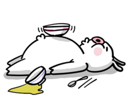 A delightful pig family sticker #12003450